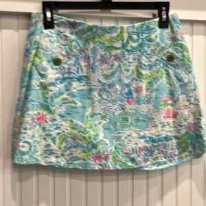 Cute, loved summer print lily pulitzer skort
